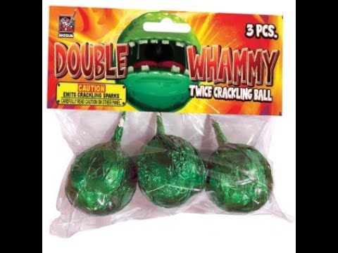 Load and play video in Gallery viewer, Double Whammy Jumbo Crackling Balls (3 pieces)