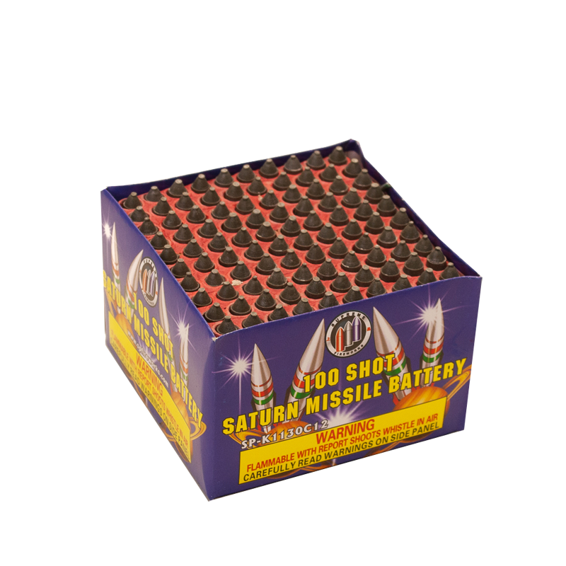 Load image into Gallery viewer, Saturn Missile 100 Shot (2 Packs of 50)