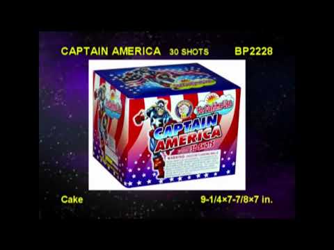 Captain Sam (Captain America) 30-Shot Parachutes