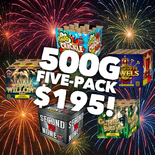 500g Five-Pack for $195 (LIMITED TIME OFFER!)