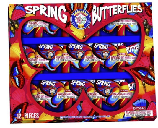 Spring Butterflies - 12 Pack